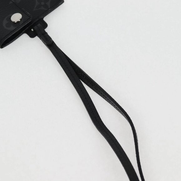 LOUIS VUITTON Monogram Eclipse Porte Cartes On Strap - Picture 7 of 16